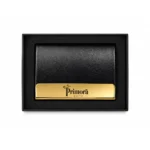 Black & Gold Card Holder | Primora Gifts
