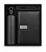 Bottle + Pen + Diary Set Corporate Gift Box Black | Primora Gifts