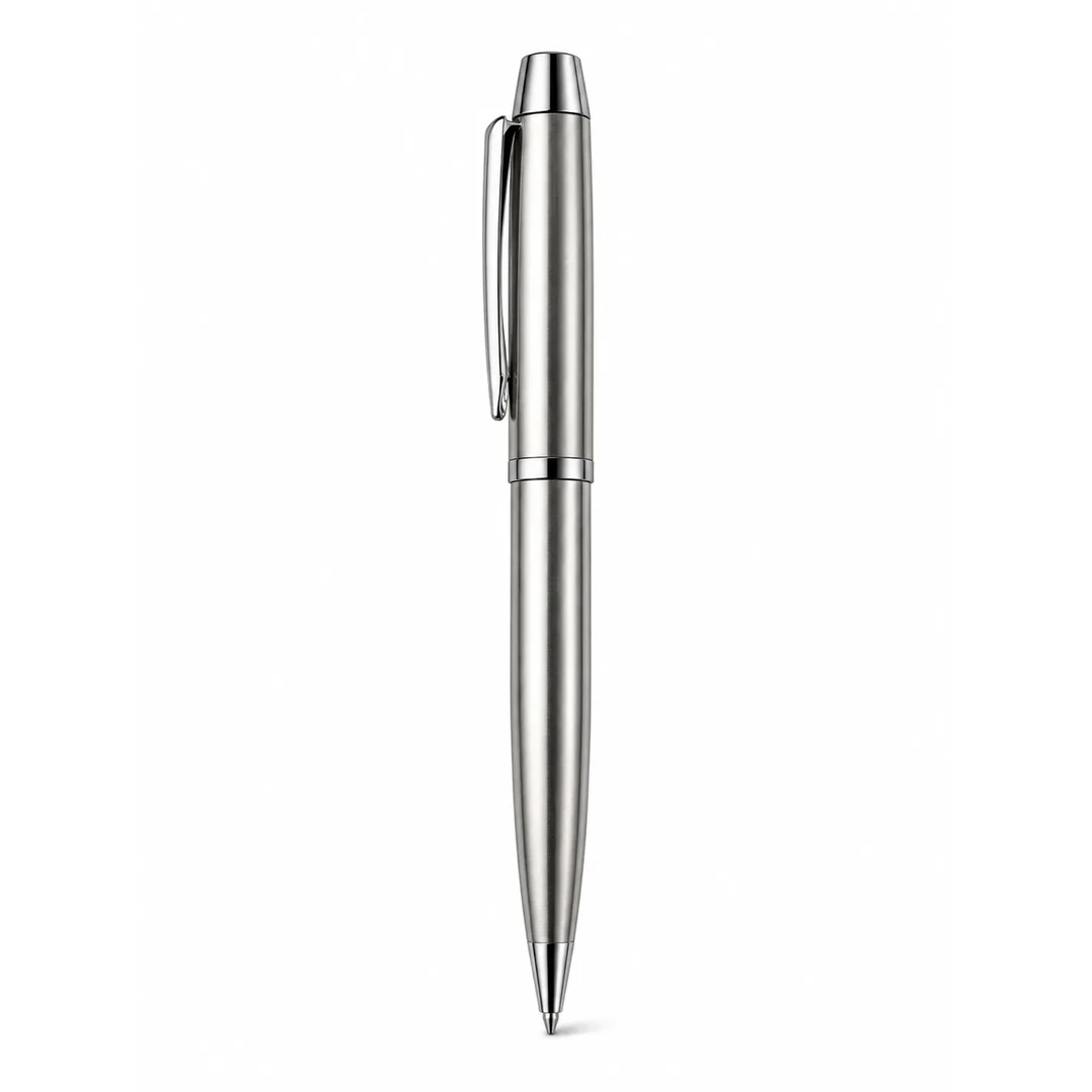 primora-527dc8885127-PG-MP10-Silver.webp Pens Silver Metal Pen | Primora Gifts - Image 1