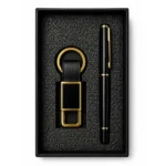 Joining Kit Black & Gold Pen & Keychain | Primora Gifts