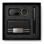 Joining Kit Black Pen, Card Holder & Metal Keyring | Primora Gifts