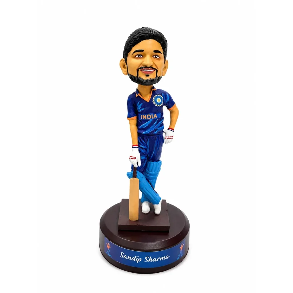 Male Cricketer Bobblehead | Primora Gifts