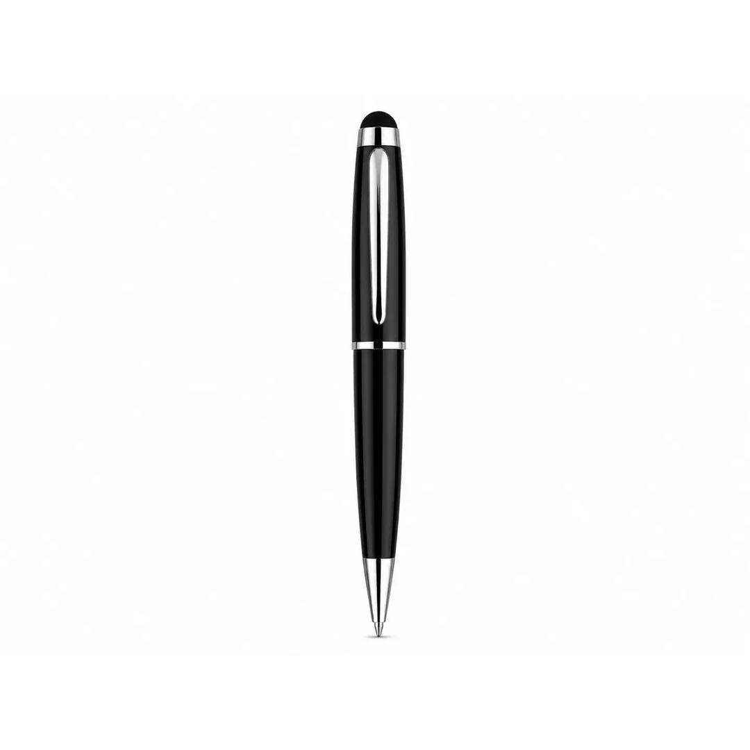 primora-82b62fb4eb9f-PG-MP06-Black.webp Pens Black & Silver Metal Pen | Primora Gifts - Image 1