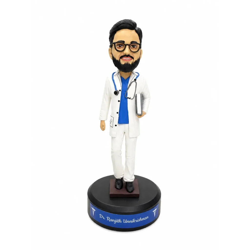 Male Doctor Bobblehead | Primora Gifts