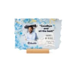 Customised Hardboard with Wooden Base | Primora Gifts
