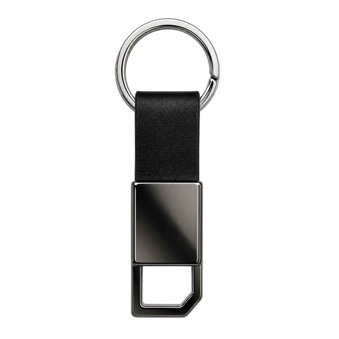 primora-b5466ae7d3ba-PG-KC03-Black.webp Keychain Black | Primora Gifts - Image 1