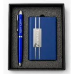 Joining Kit Blue Ball Pen & Card Holder | Primora Gifts