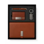 Joining Kit Brown Diary, Pen, Keychain & Card Holder | Primora Gifts