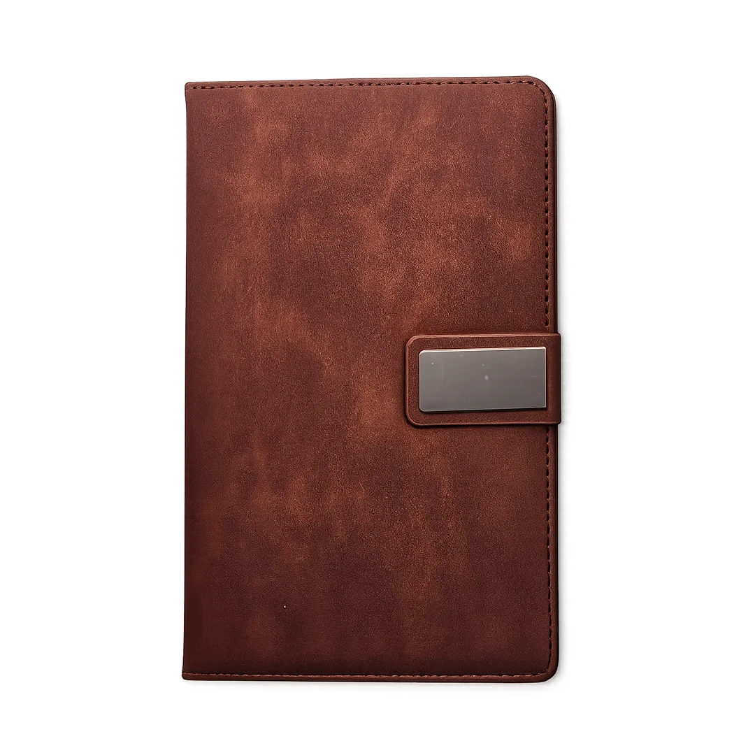 primora-e32b87f5f500-PG-NB06.webp Diaries Brown Diary | Primora Gifts - Image 1