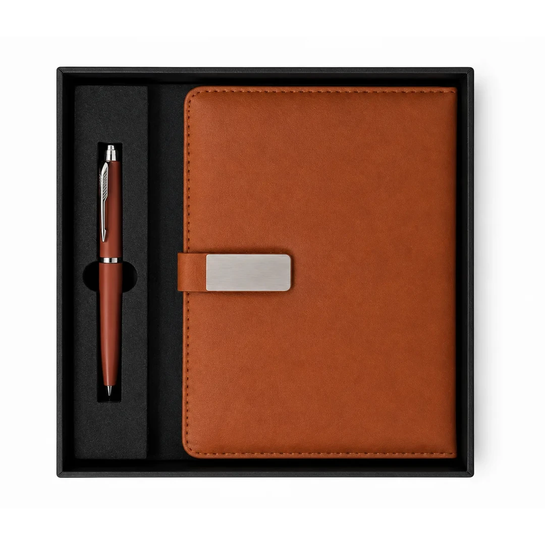 primora-f51f05e1ac17-PG159-Brown-DP01.webp Joining Kit Brown Dairy & Pen | Primora Gifts - Image 1