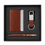 Joining Kit Brown Pen, Card Holder with Keyring | Primora Gifts