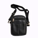 Leather Sling Bag Black | Primora Gifts