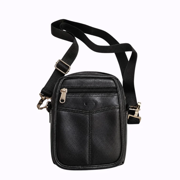 Leather Sling Bag Black | Primora Gifts