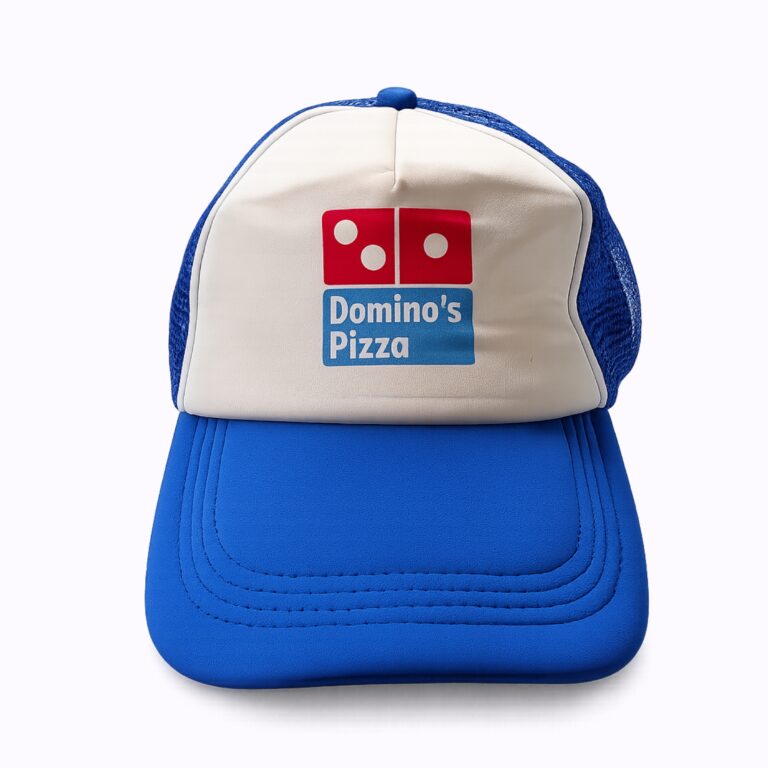 Dominos Cap Sublimation Printed Blue | Primora Gifts