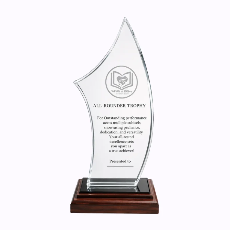 Crystal Trophy Hand Made Premium | Primora Gifts