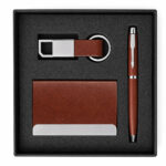 Metal Pen, Keychain & Card Holder - 3 in 1 Set