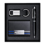 Metal Pen, Keychain & Card Holder - 3 in 1 Set
