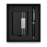 Metal Pen & Card Holder - 2 in 1 Set